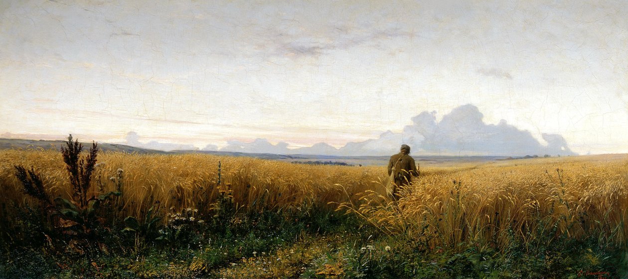 ممر المشاة في حقل الجاودار ، 1881 بواسطة Grigori Grigorievich Mjasoedov