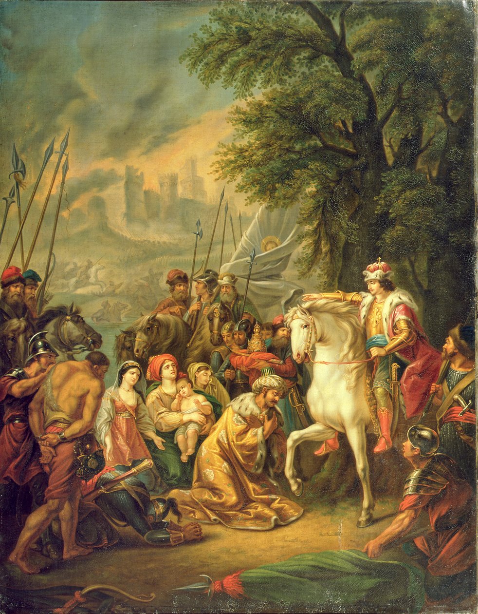 القيصر إيفان الرابع (1530-1584) قهر قازان عام 1552 بواسطة غريغوري إيفانوفيتش أوجريوموف