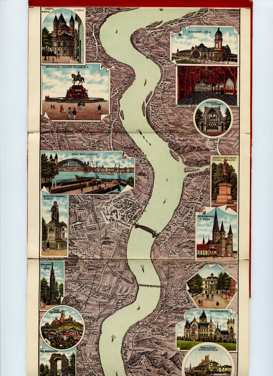 أحدث بانوراما رين من ماينز 01 بواسطة جروس. S. Hofbuchbinderei و Albumfabrik Eisenach Photo.Lithogr. الخامس. ويله شولز
