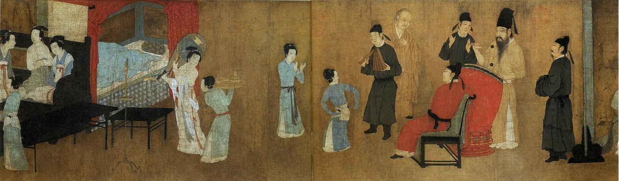 الاحتفالات الليلية لـ Han ξin (التفاصيل) par GU هونغ بواسطة جو هونغ تشونغ (بعد)