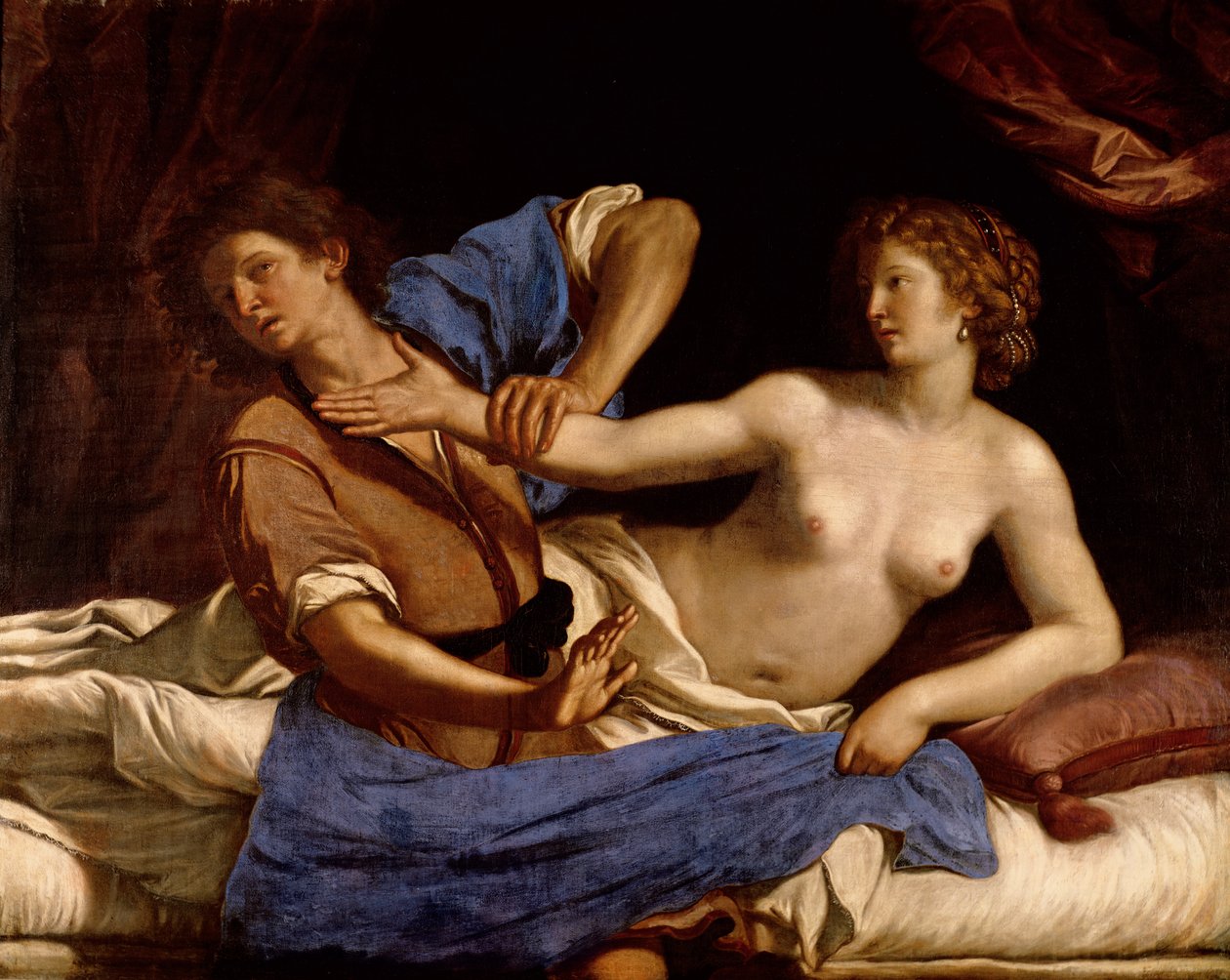 يوسف وزوجة فوطيفار ، ص 1649 بواسطة جيوفاني فرانشيسكو باربيري (Il Guercino)
