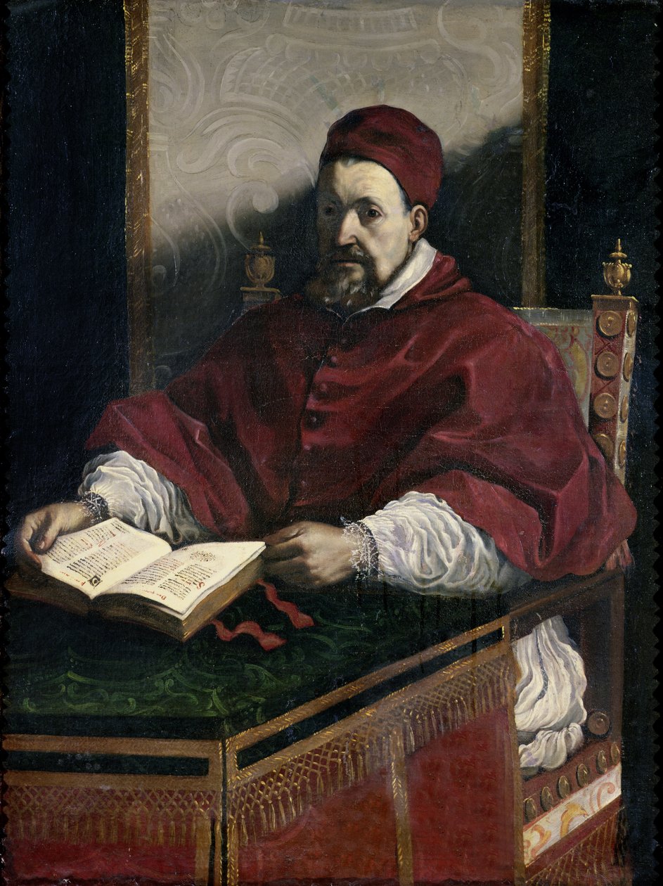 البابا غريغوريوس الخامس عشر (1554-1623) بواسطة جيوفاني فرانشيسكو باربيري (Il Guercino)