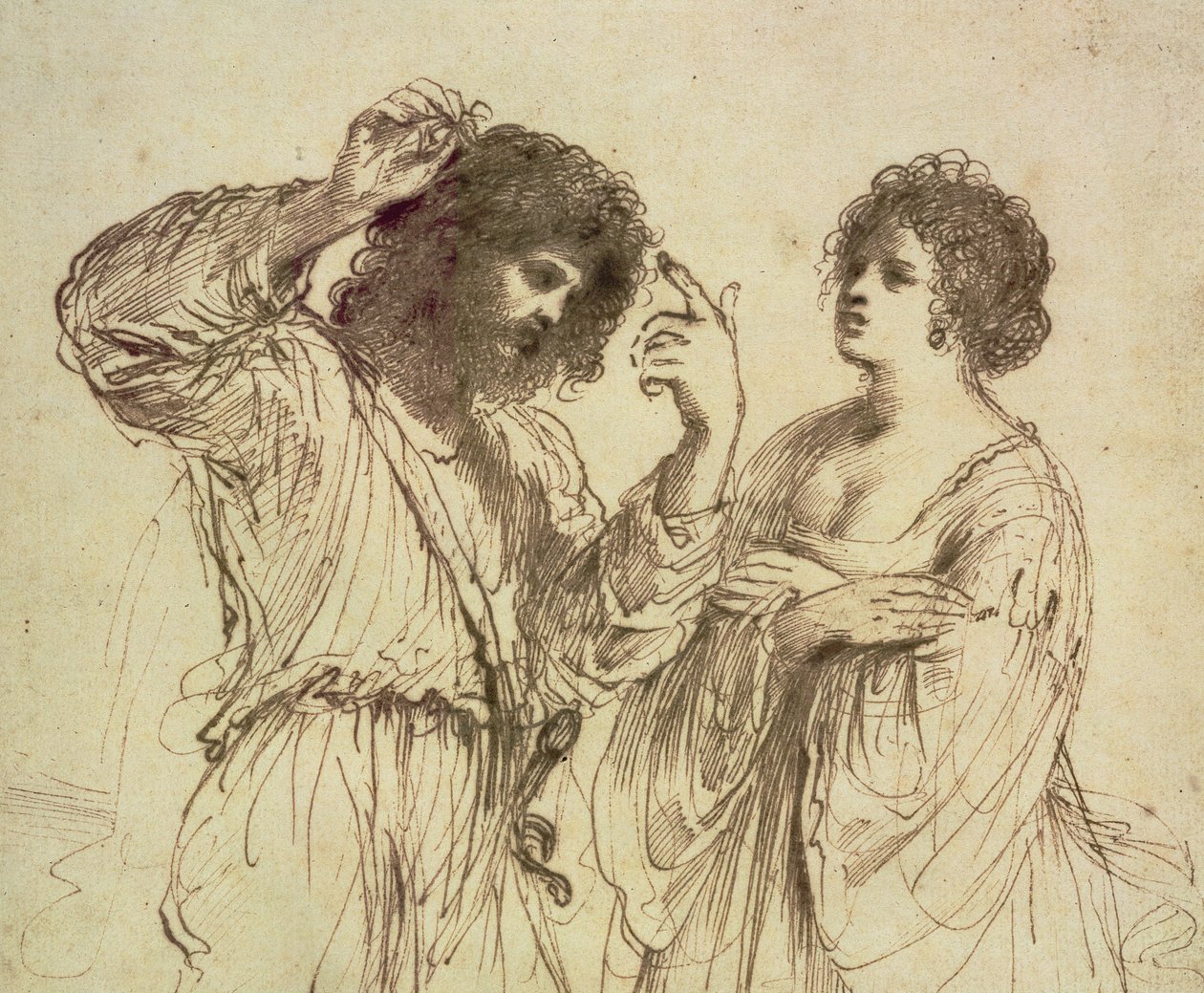 شمشون ودليلة بواسطة جيوفاني فرانشيسكو باربيري (Il Guercino)