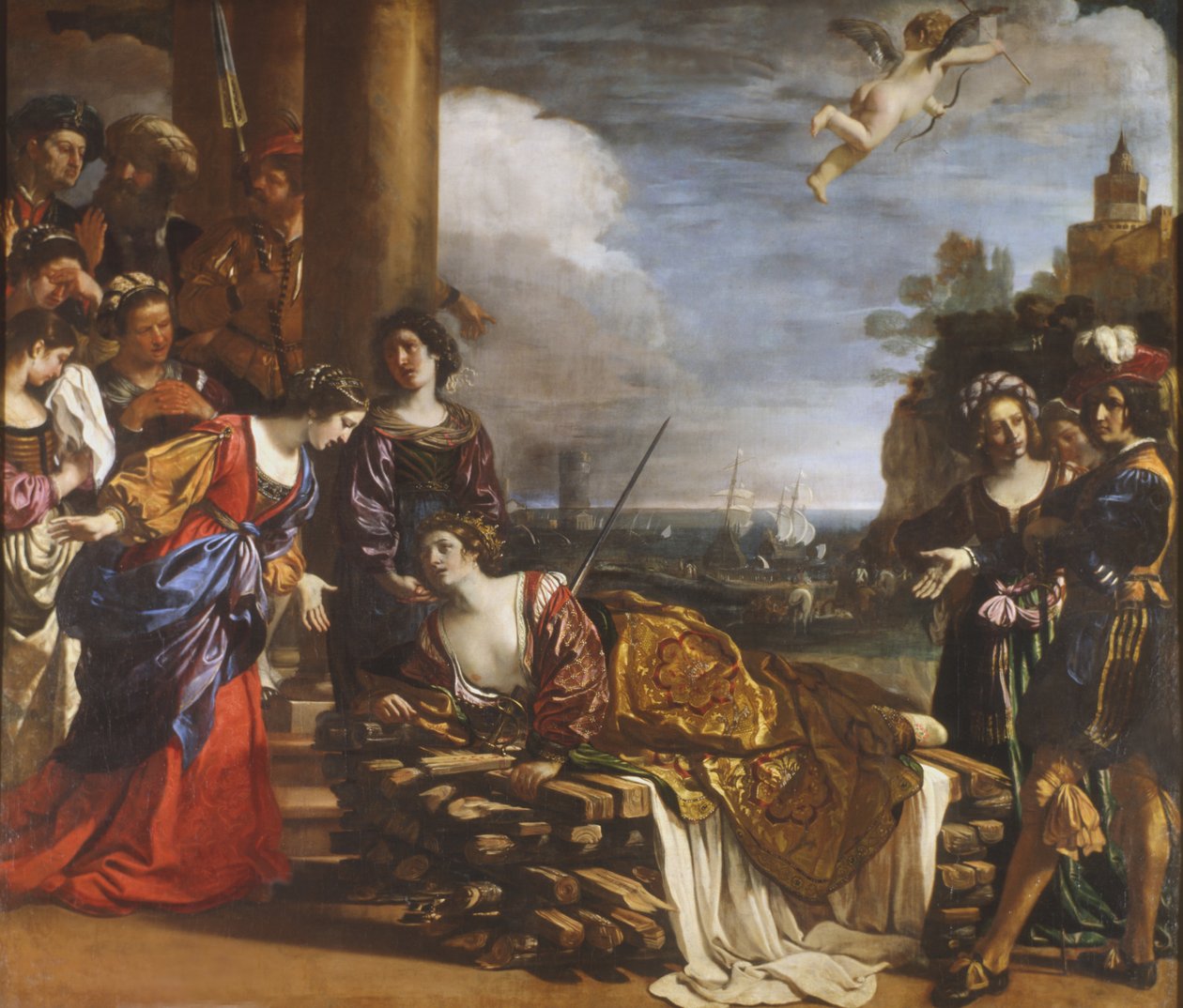 وفاة ديدو ، 1631 بواسطة جيوفاني فرانشيسكو باربيري (Il Guercino)