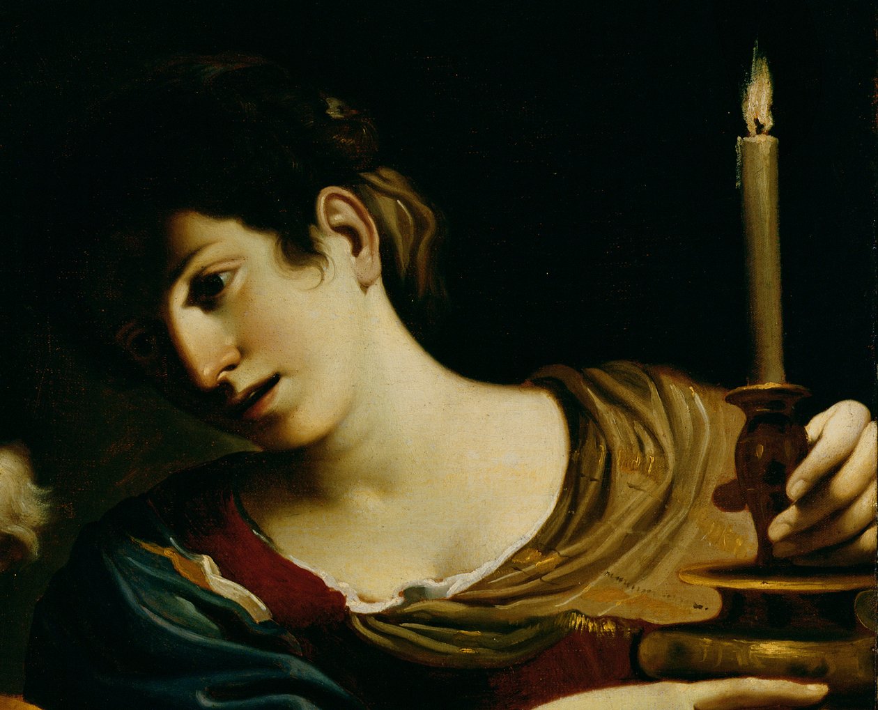 إنكار القديس بطرس (تفاصيل 178311) بواسطة جيوفاني فرانشيسكو باربيري (Il Guercino)