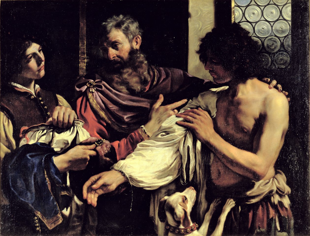 الابن الضال بواسطة جيوفاني فرانشيسكو باربيري (Il Guercino)