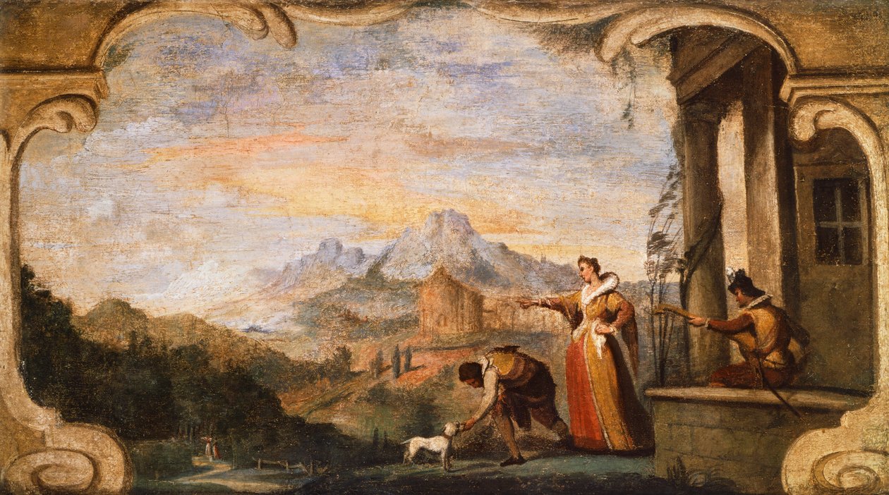 عودة يوليسيس ، بقلم جيوفاني فرانشيسكو باربيري ، المعروف باسم جويرسينو (1591-1666). بواسطة جويرسينو