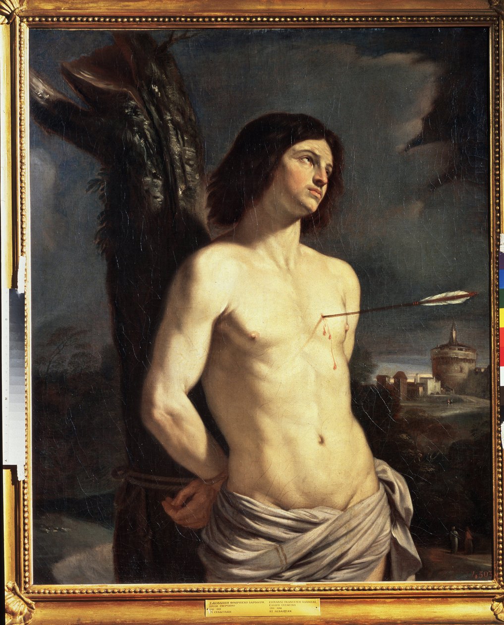 لوحة "القديس سيباستيان" لجيوفاني فرانشيسكو باربيري المسمى Il Guercino (Le Guerchin) (1591-1666) بواسطة جويرسينو