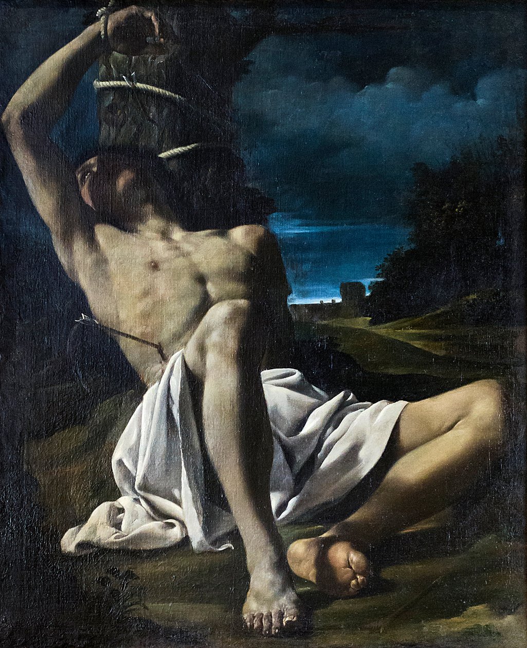 سان سيباستيانو، حوالي عام 1619 (زيت على قماش) بواسطة غيرسينو (1591-1666)