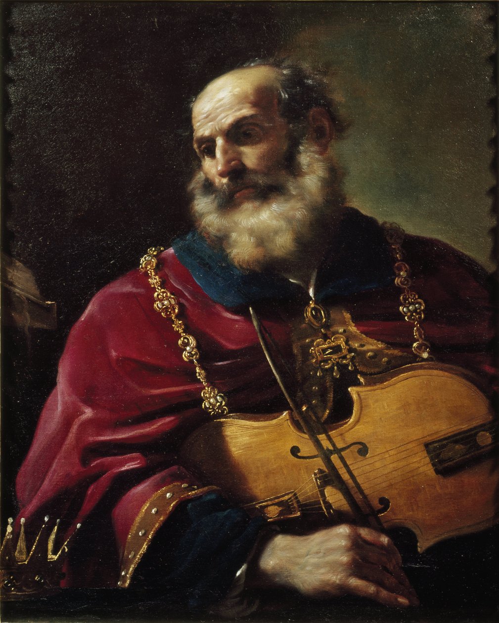 King David (oil on canvas بواسطة جويرسينو