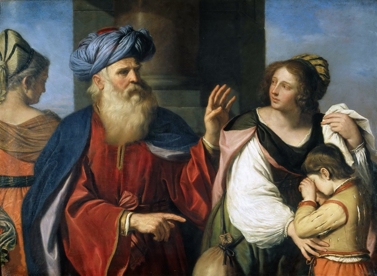 إخراج إبراهيم هاجر وإسماعيل ، 1657. بواسطة جويرسينو