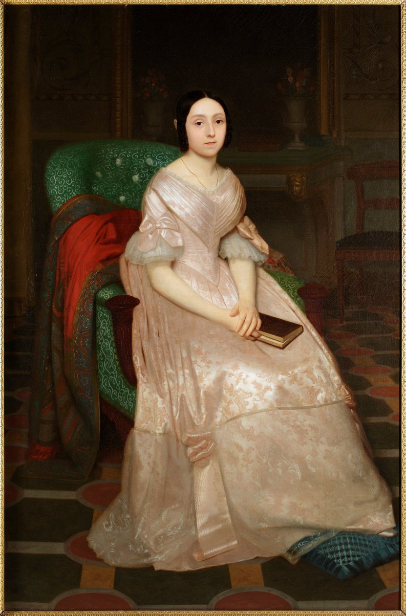 صورة لماركيز إيميليا نيجروني سنتوريون ، رسم نبيل لسفر التكوين بواسطة جوزيبي فراشيري (1809-1886) بواسطة غولييلمو كاستولدي