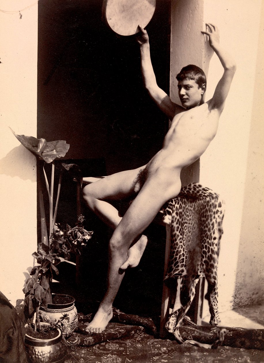 صورة لذكر عاري ، 1895 بواسطة Guglielmo Plüschow