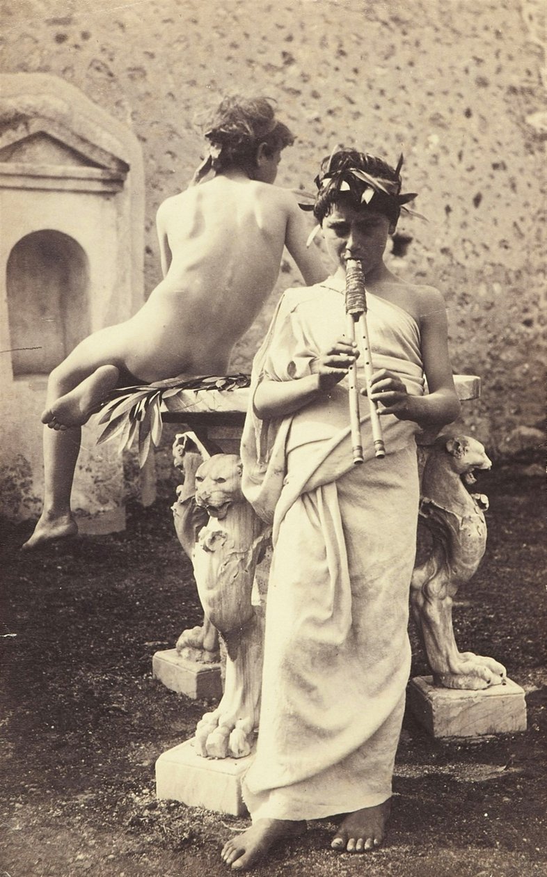 دراسة صبيان C.1898 بواسطة Guglielmo Plüschow