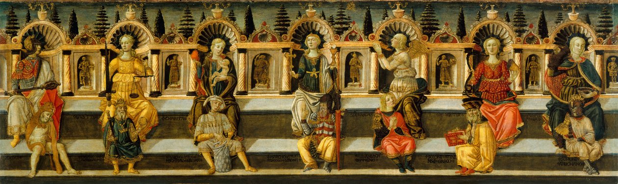 الفضائل السبع ، ج. 1467-1469 بواسطة جويدي أنتونفرانشيسكو