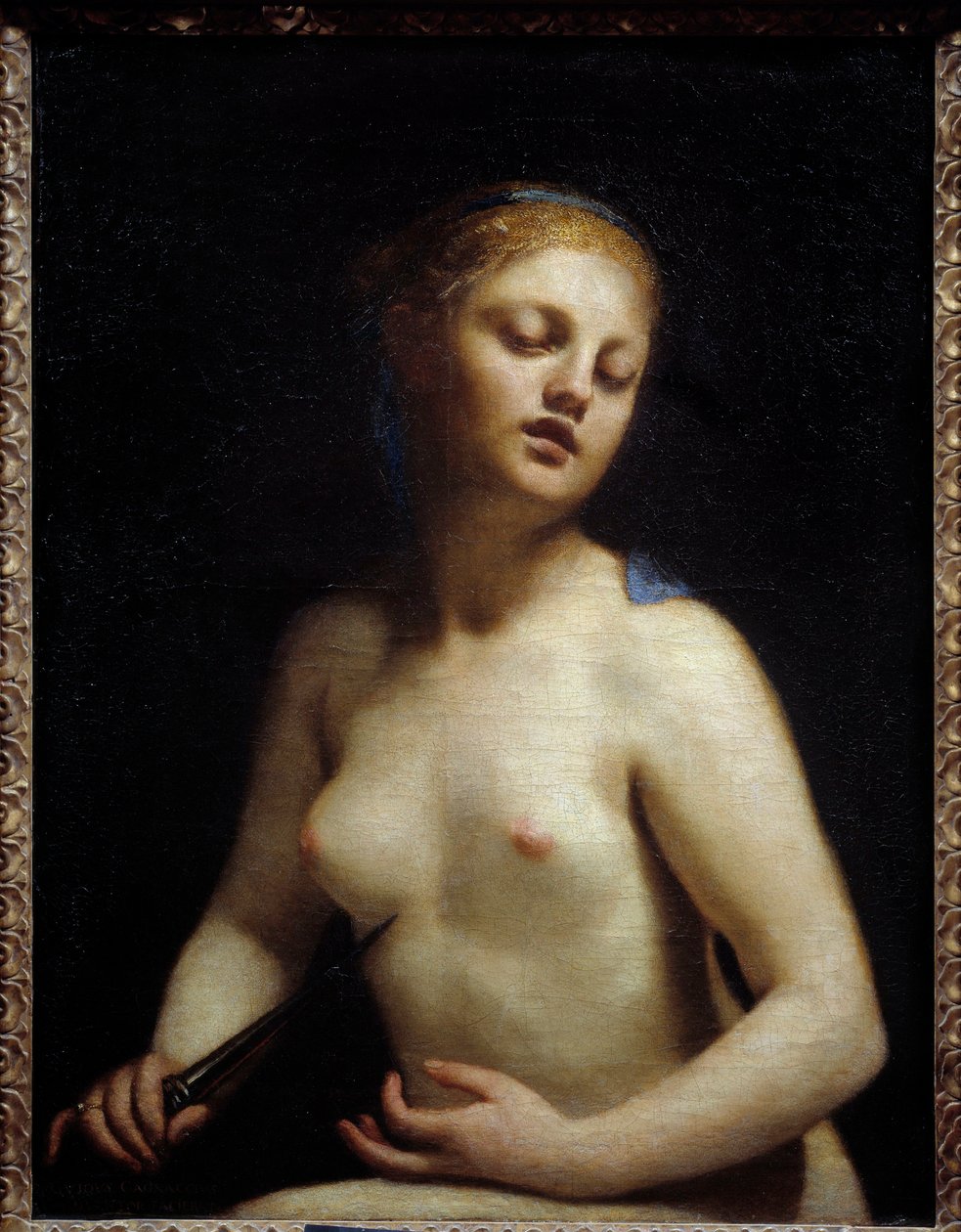 توفي لوكريس ، وكان لوكريس (Lucrezia ، Lucretia ، سيدة رومانية) ضحية للعنف من قبل ابن عمه Sextus Tarquin ، ابن Tarquin the Superb. أرسلت لوكريس من أجل والدها وزوجها (Collatinus) ووصلت مع Lucius Junius Brutus ، ابن عم Lucius T بواسطة جيدو كاجناتشي