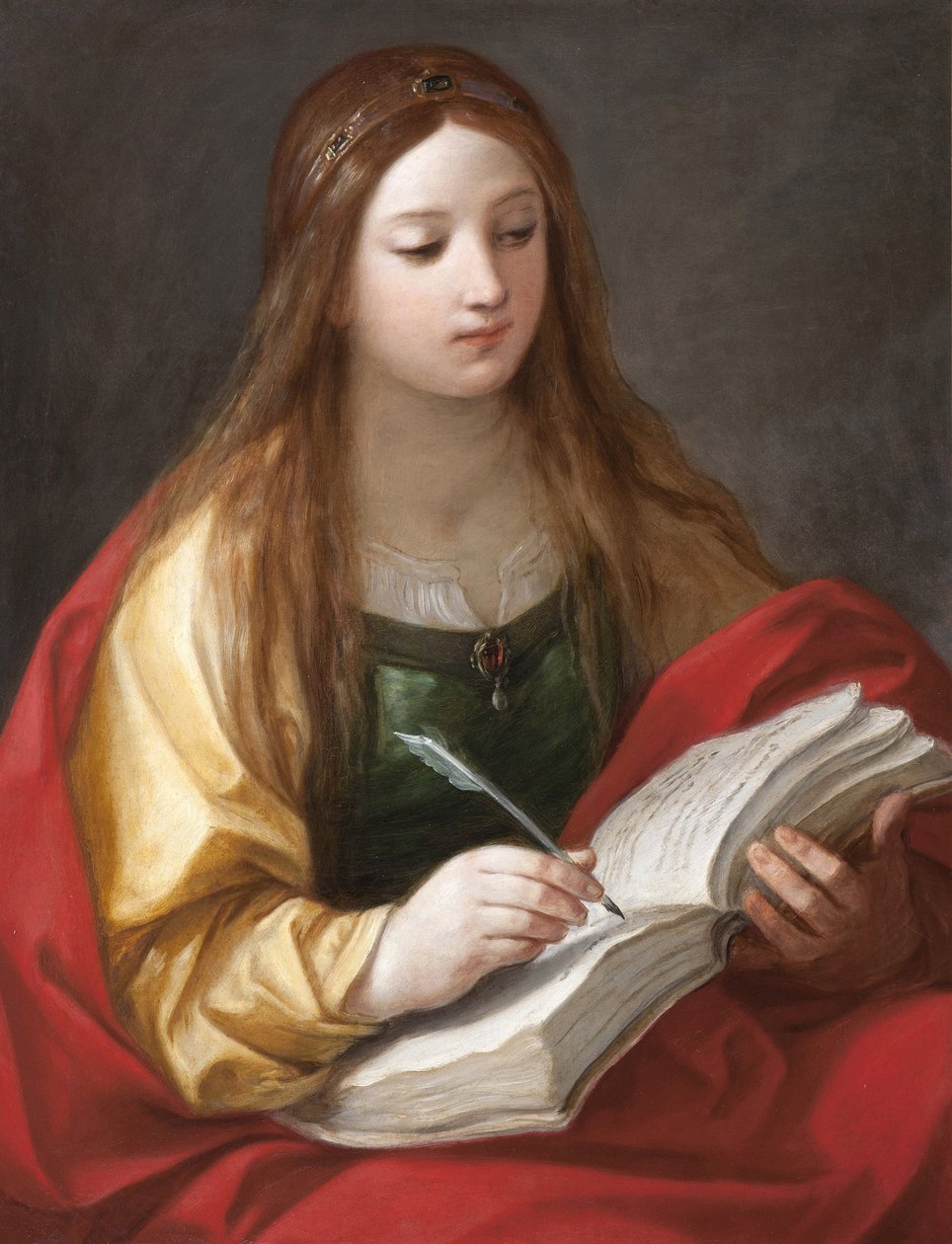 Sibylle - Sibyl par Reni، Guido (1575-1642). زيت على قماش ، متاحف سترادا نوفا ، جنوة بواسطة جويدو ريني