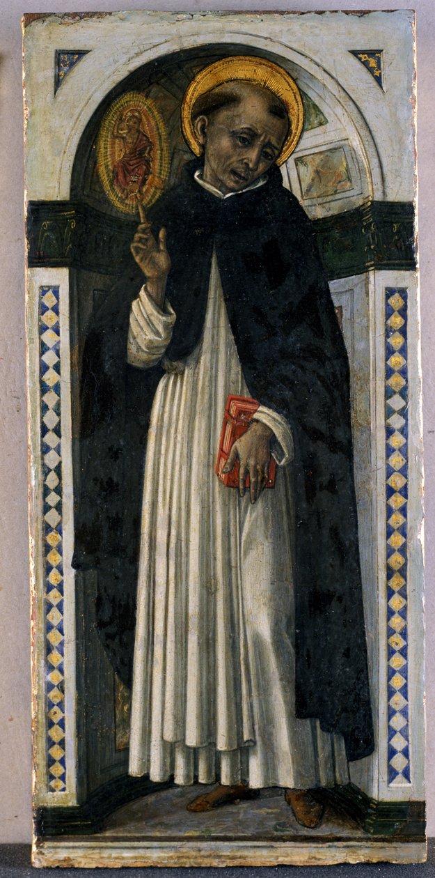 سانت فنسنت فيرير ، c.1500 (درجة حرارة على الخشب) بواسطة Guidoccio di Giovanno Cozzarelli
