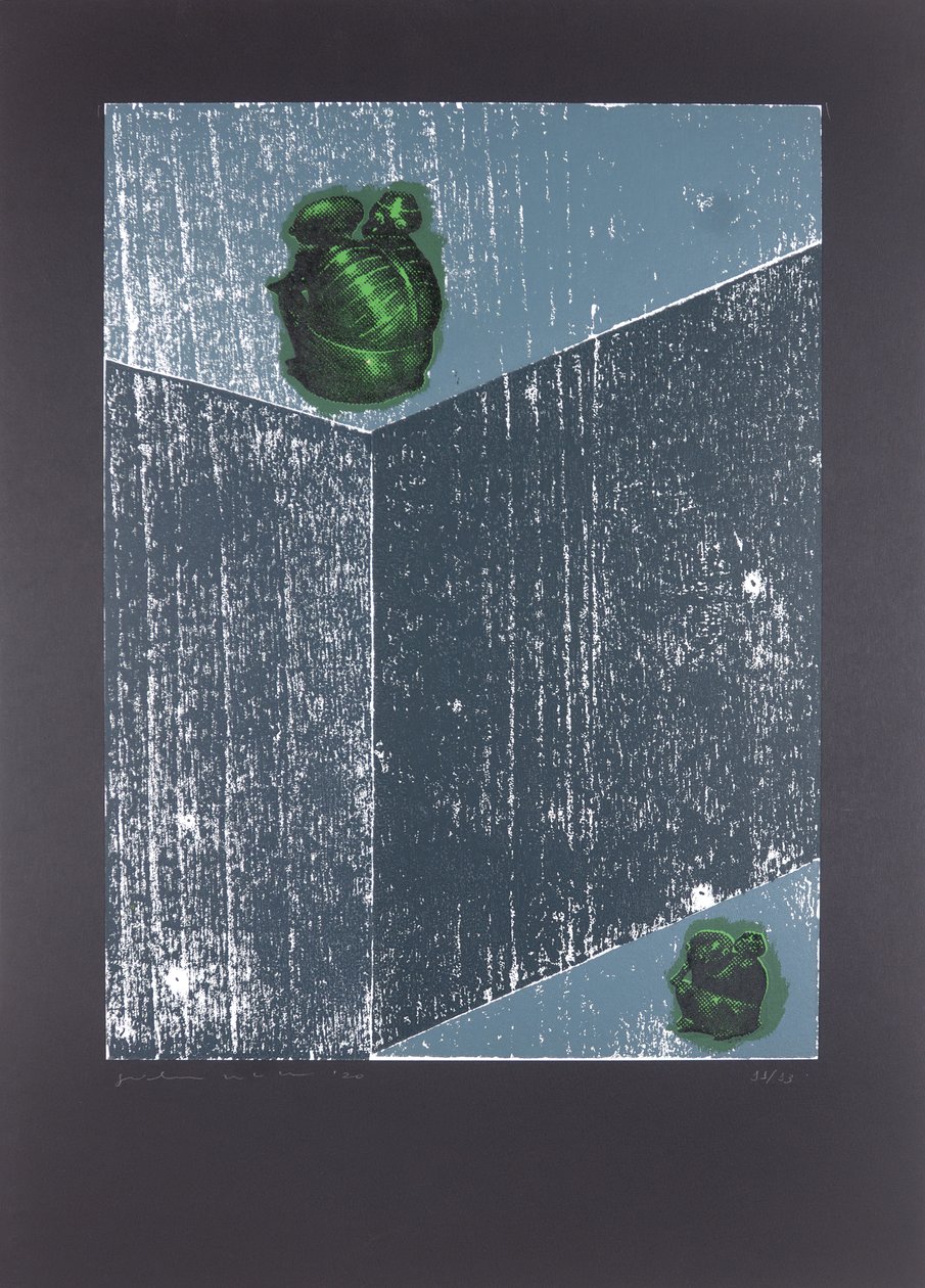 Invisible Room nº8 ، The Dream Of My Soul ، 2019 (نقش خشبي وسلك سكرين) بواسطة Guilherme Pontes