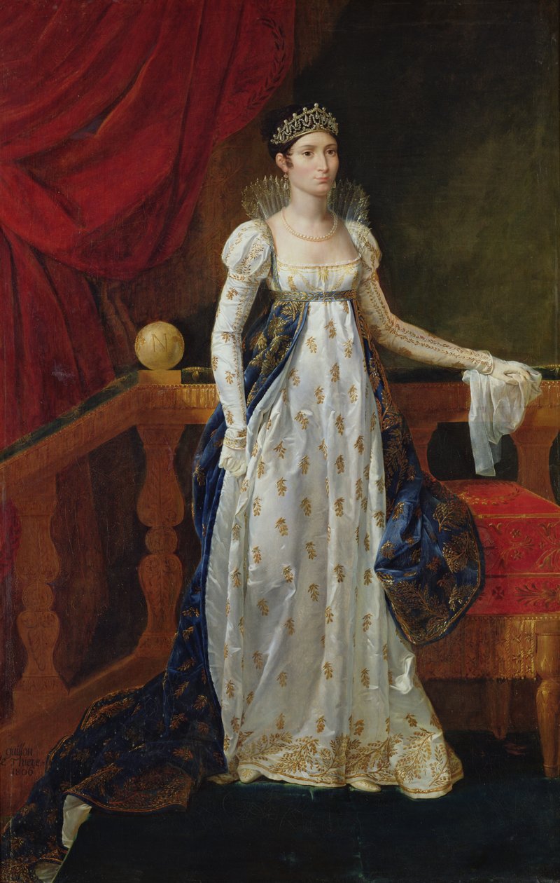 إليسا بونابرت (1777-1820) الأميرة باتشيوتشي ، 1806 بواسطة غيوم جيلون ليثيير