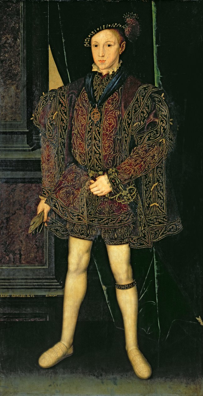 إدوارد السادس (1537-1553) بواسطة مسامير Guillaume
