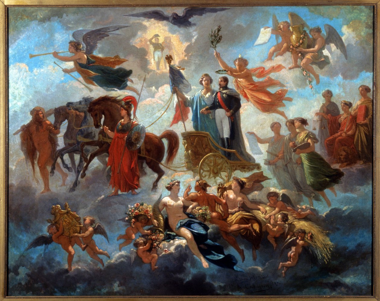 نابليون الثالث. حوالي 1860-70 (لوحة) بواسطة Guillaume Alphonse Harang Cabasson