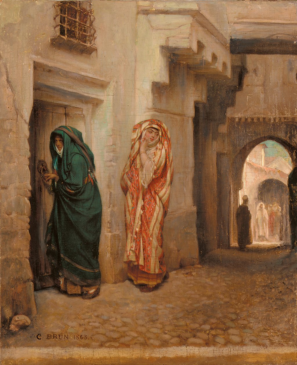 موعد سري ، 1863 بواسطة غيوم تشارلز برون