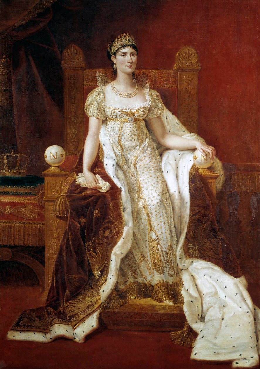 صورة بالحجم الكامل لجوزفين دي بوهارني ، إمبيراتريس للفرنسيين (1763-1814) رسم غيوم ليثيير (1760-1832) 1807 صن. 2.15 × 1.49 م - صورة بالحجم الكامل لجوزفين دي بوارنيه ، إمبراطورة فرنسا (1763-1814). اللوحة بواسطة Guillau بواسطة غيوم ليثيير