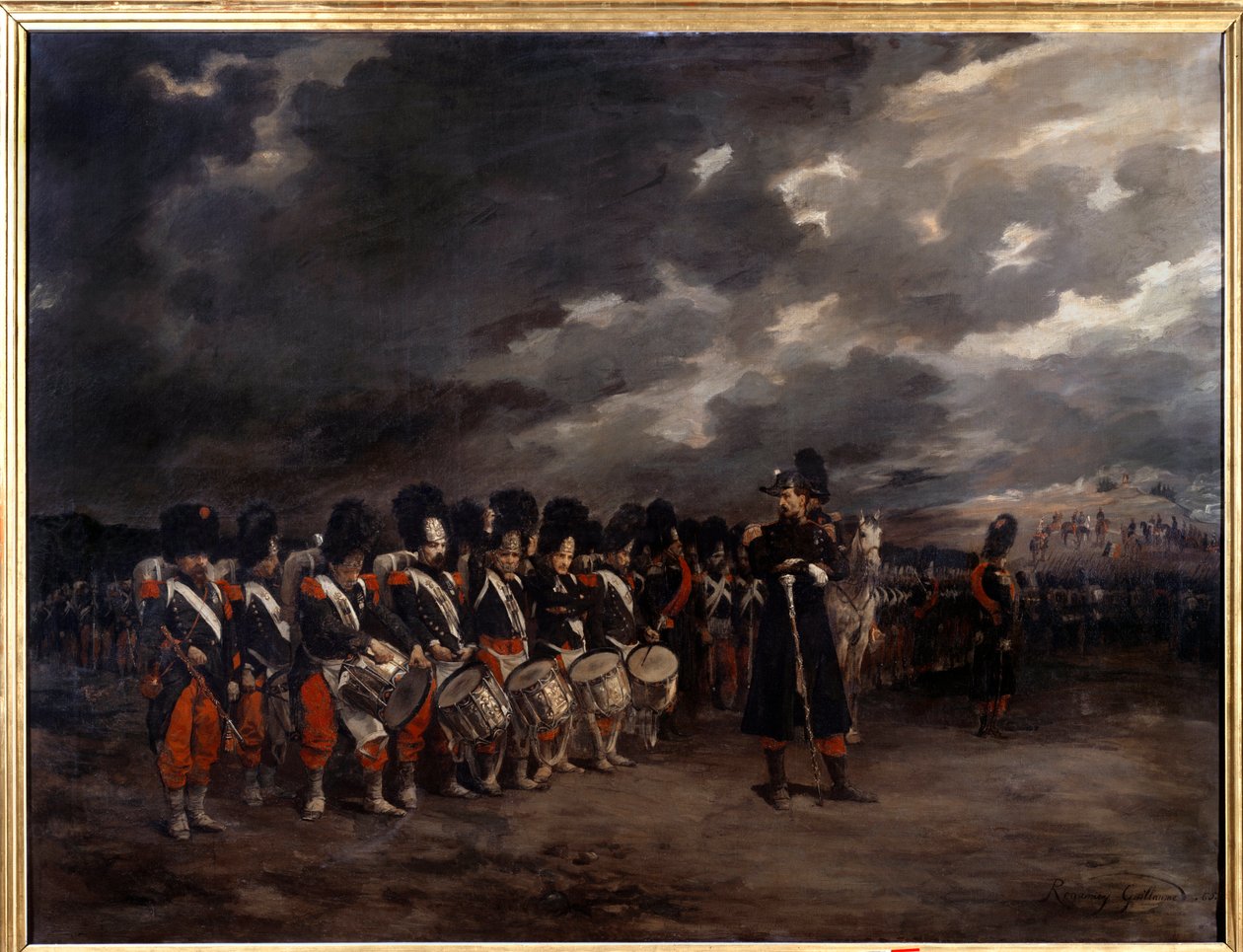 Un drums de la Garde Imperiale - لوحة لغيوم ريجامي (1837-1875) بواسطة غيوم ريجامي