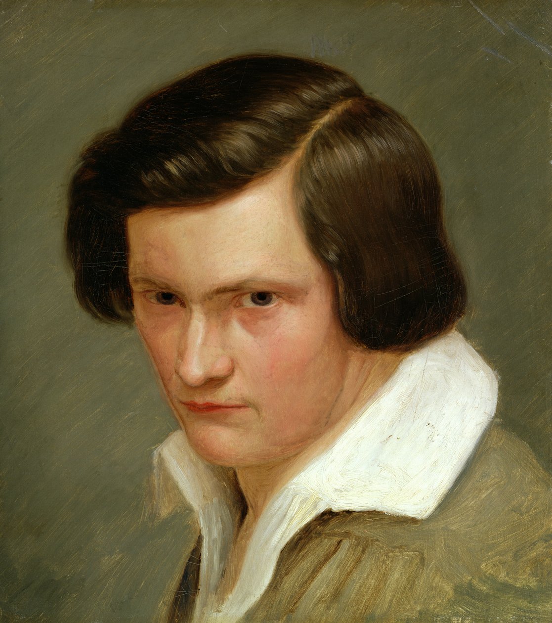 الرسام Otto Speckter (1807-71) ، c.1831 (زيت على قماش مرسوم على ورق مقوى) بواسطة غونتر جينسلر