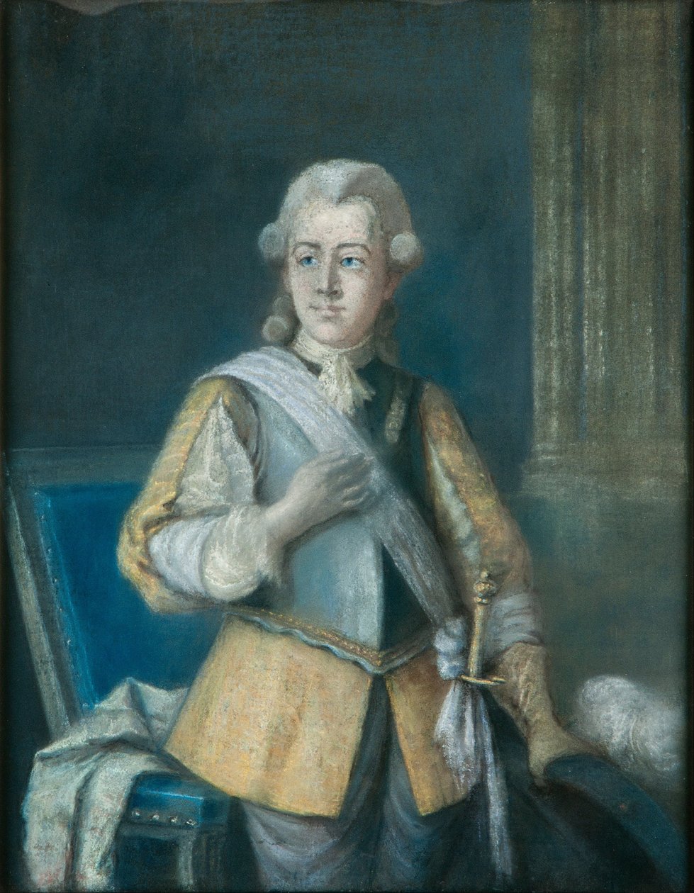 غوستاف الثالث ، ملك السويد 1772-1792 ، في ثوب مستوحى من غوستافوس أدولفوس بواسطة جوستاف لوندبرج