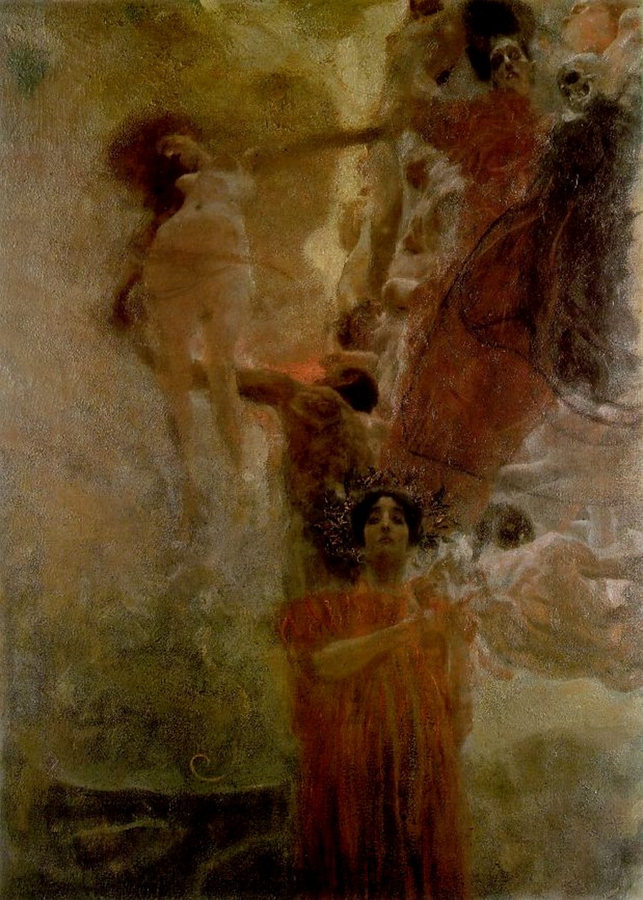 أعلام الطب (مسودة) ، 1897-98 بواسطة غوستاف كليمت