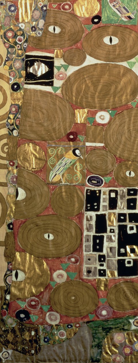 استيفاء (Stoclet Frieze) c.1905-09 (درجة حرارة ، مرحاض) (تفاصيل 65884) بواسطة غوستاف كليمت