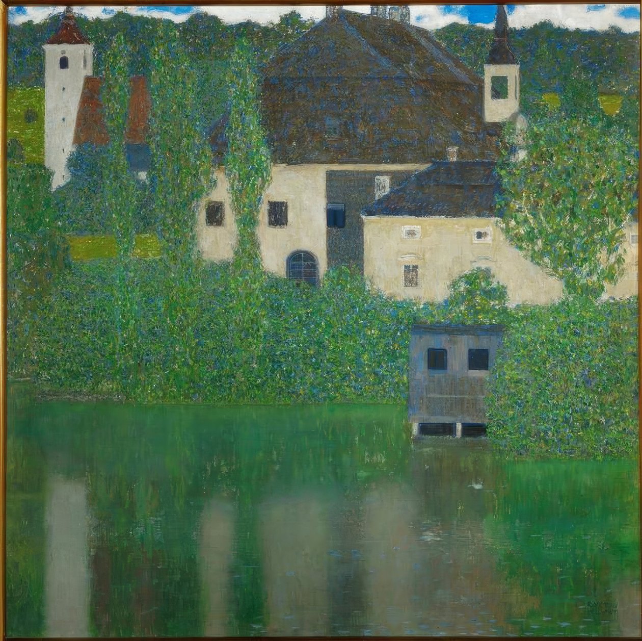 Schloss am Attersee I بواسطة غوستاف كليمت