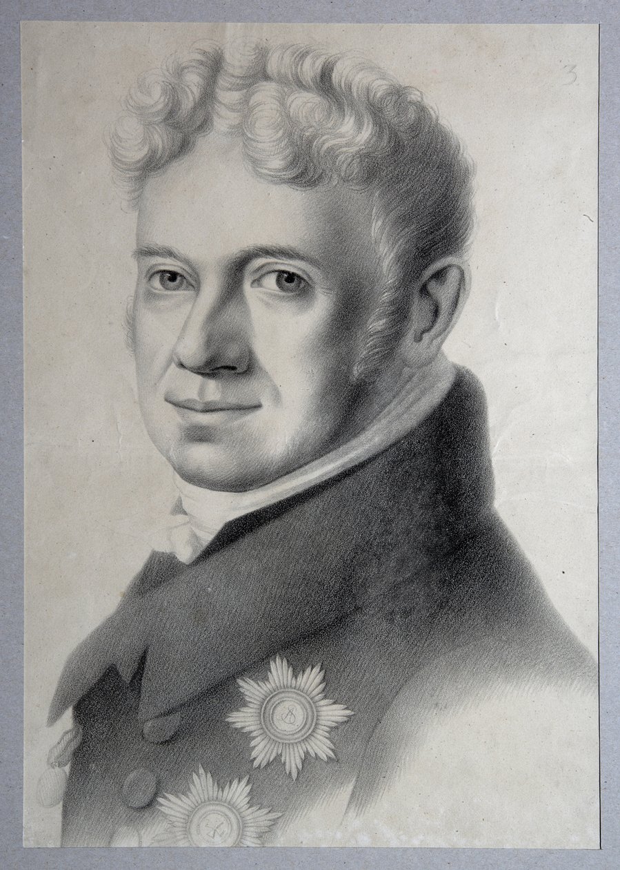 صورة للأمير غريغوري ألكسندروفيتش ستروغانوف 1770-1857 ، 1820s بواسطة غوستاف أدولف هيبيوس