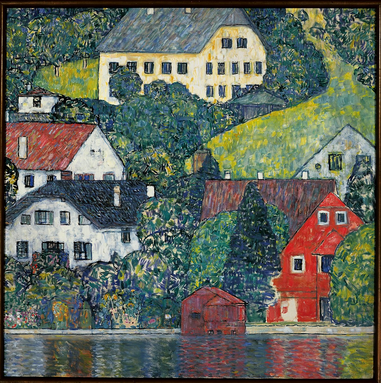 منازل في Unterach على Attersee ، ج .1916 بواسطة غوستاف كليمت