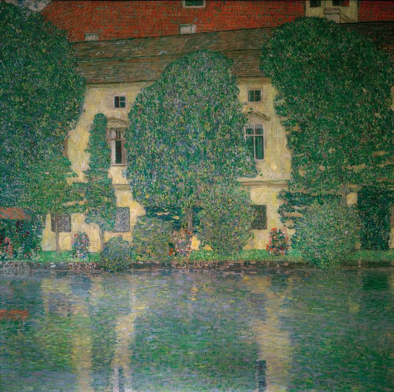 Schloss Kammer في Attersee III بواسطة غوستاف كليمت