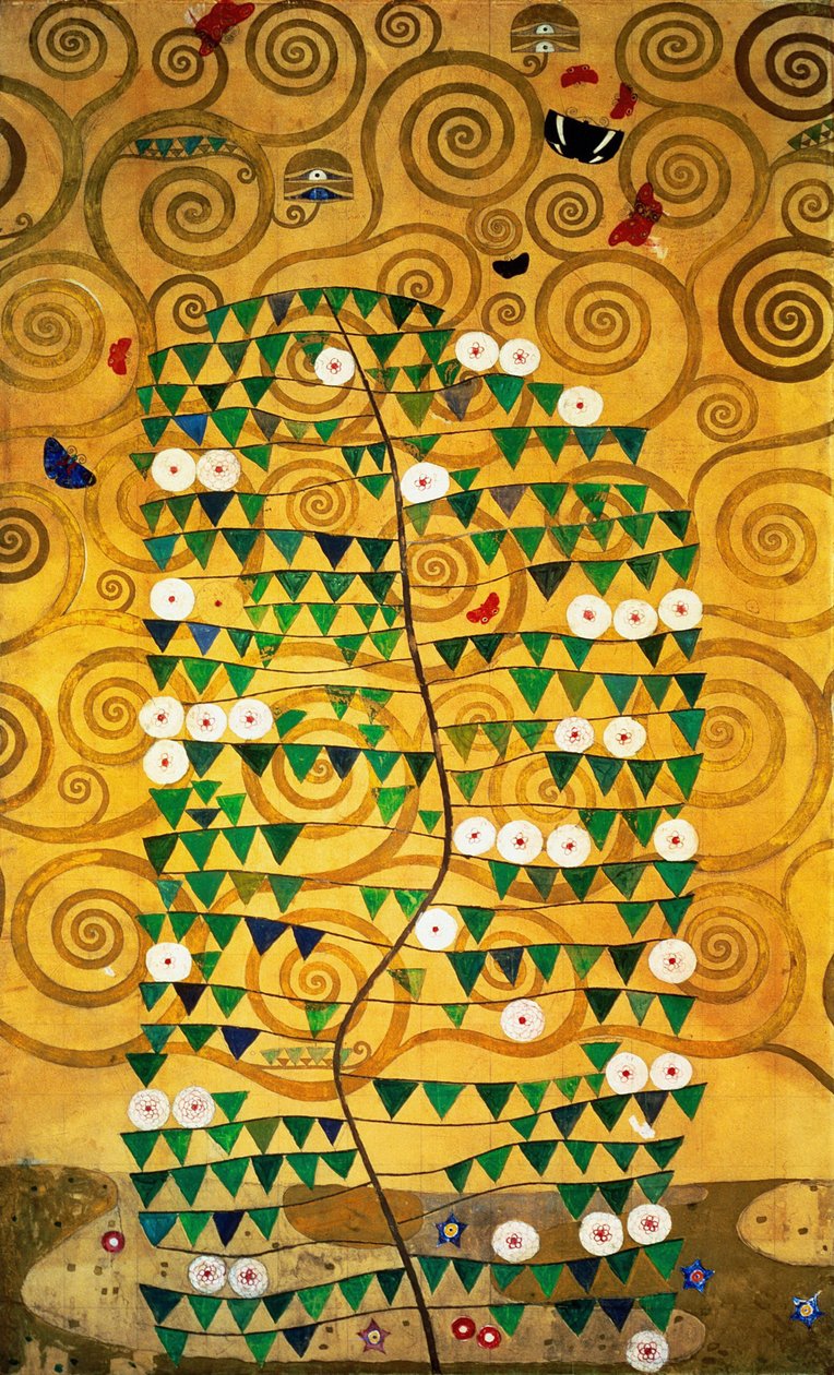 The Stoclet Frieze، Detail: Tree of Life، 1905-1909 بواسطة غوستاف كليمت