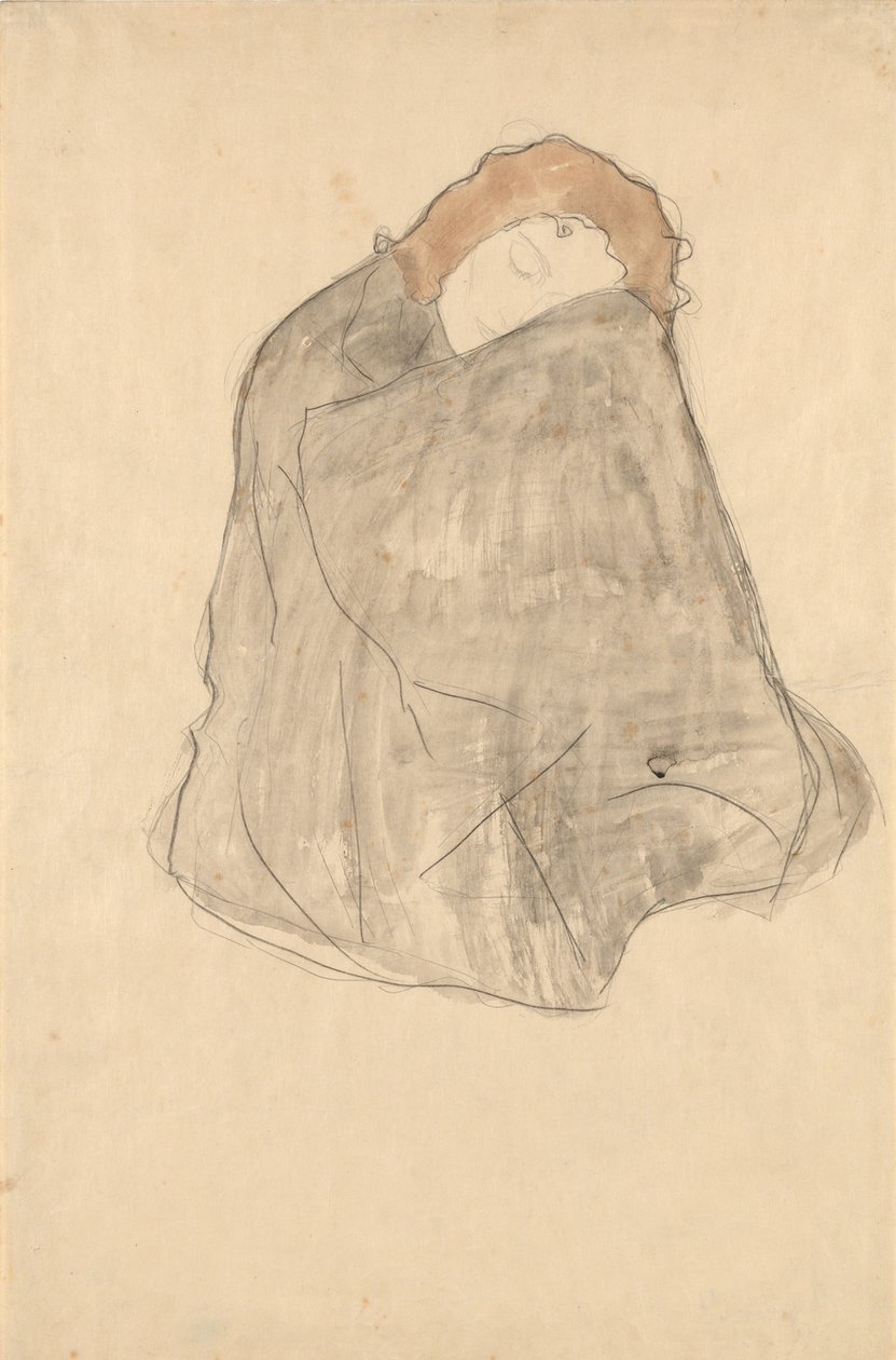 امرأة جالسة ، 1908-1909 بواسطة غوستاف كليمت