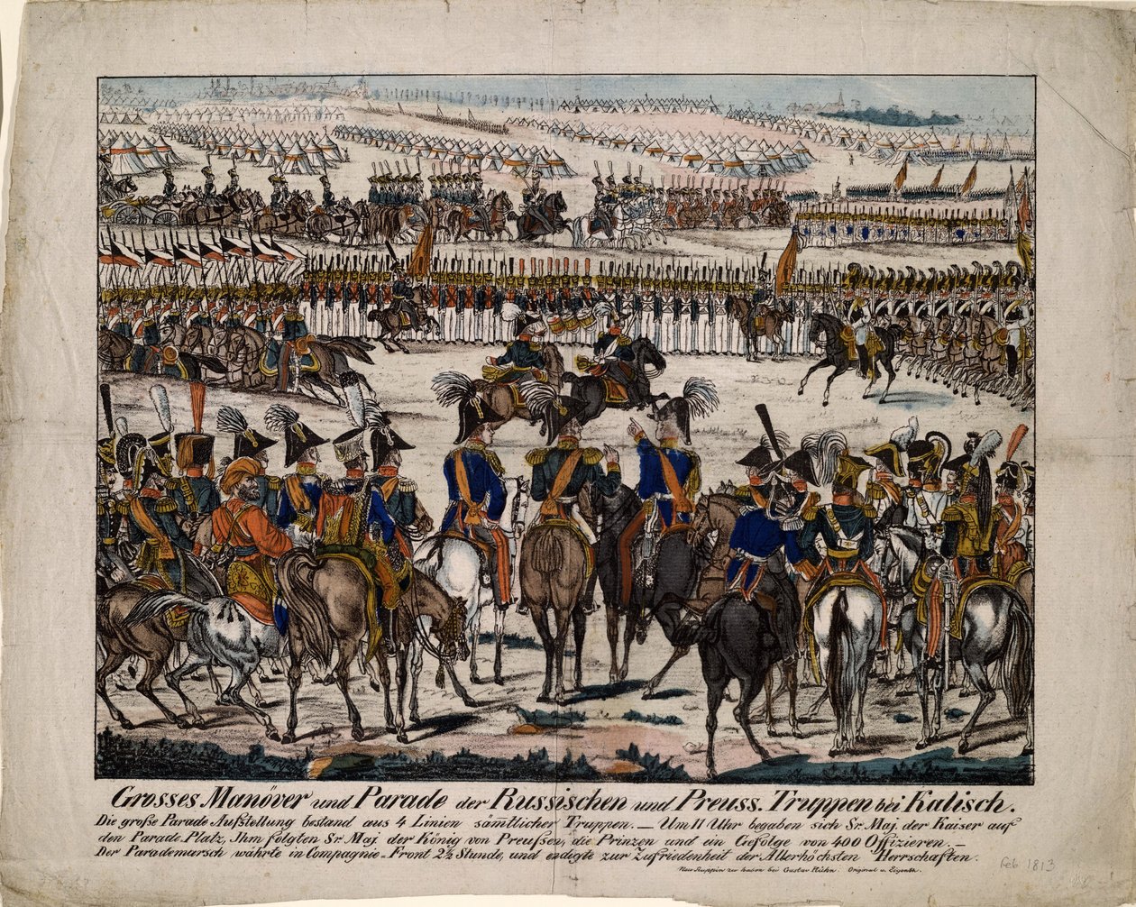 العرض الروسي البروسي في كاليس 1835 ، ج. 1850 بواسطة غوستاف كوهن