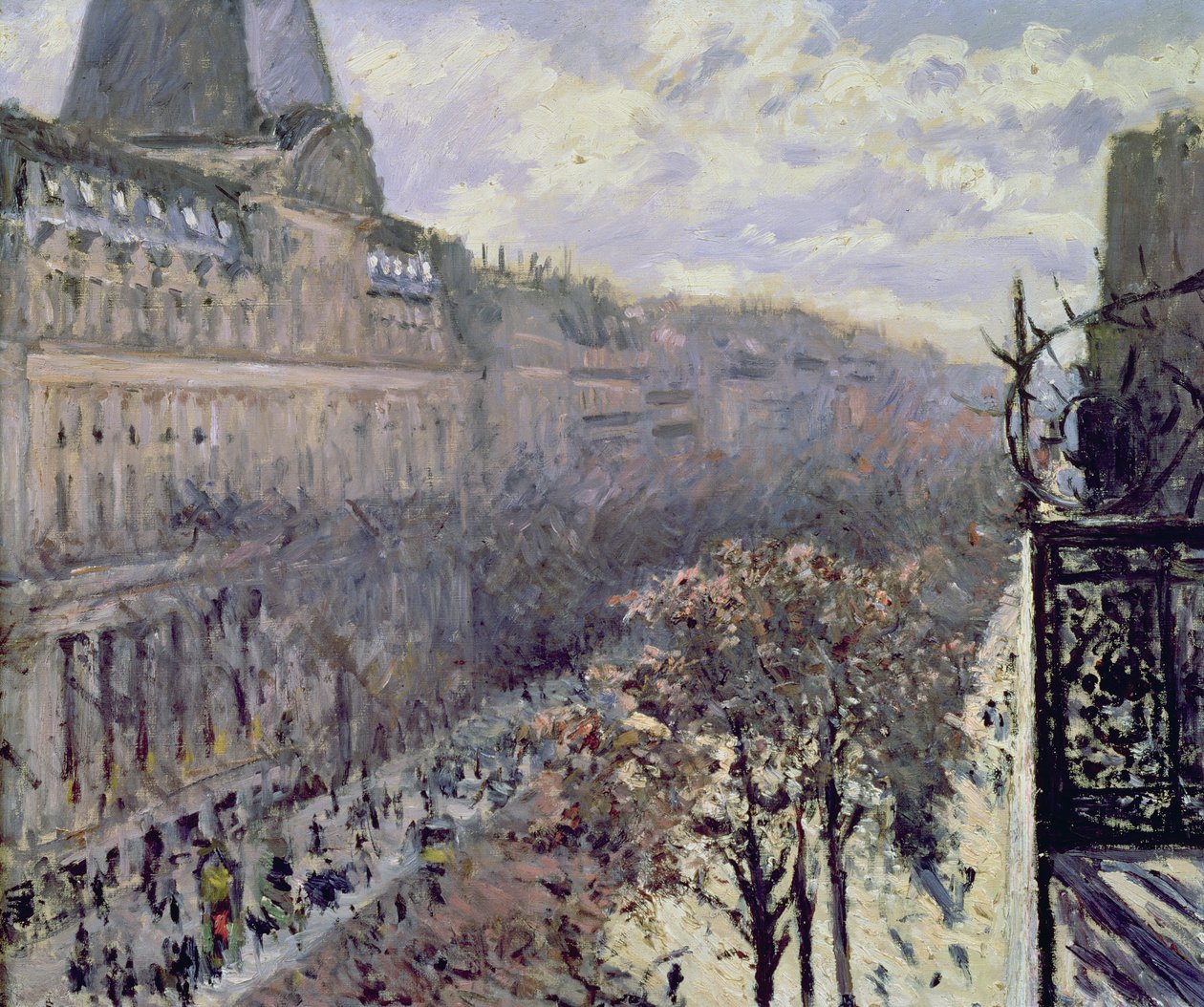Boulevard des Italiens ، c.1880 بواسطة غوستاف كايليبوت
