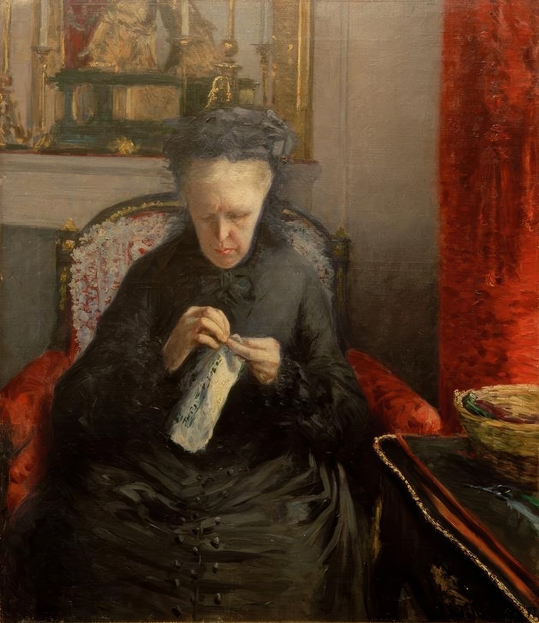 صورة مدام العرفية Caillebotte بواسطة غوستاف كايليبوت