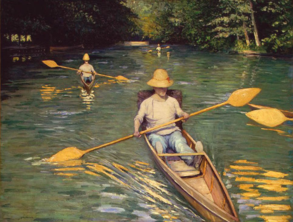 Skiffs على ال Yerres بواسطة غوستاف كايليبوت
