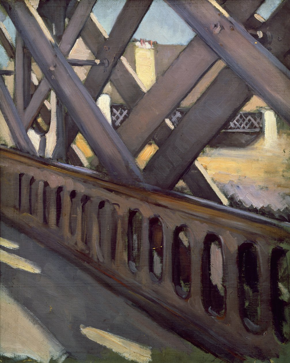 دراسة Le Pont de l&39;Europe ، 1876 بواسطة غوستاف كايليبوت