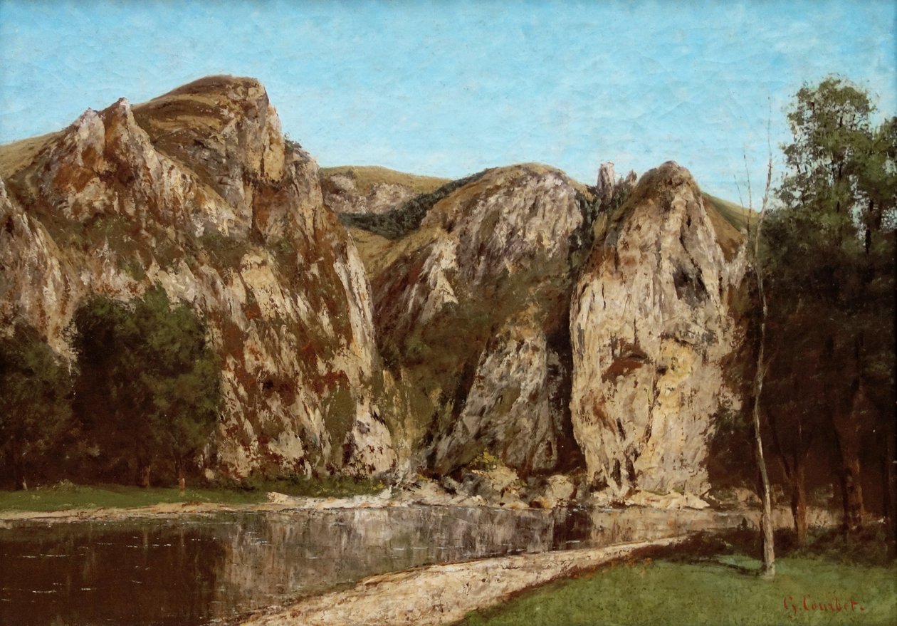 The Meuse at Freyr بواسطة غوستاف كوربيت