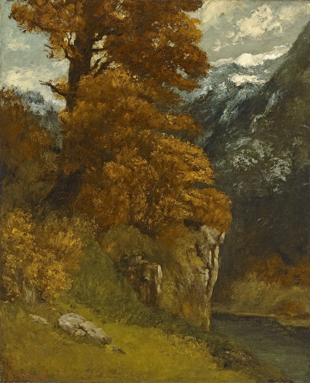 The Glen at Ornans ، 1866 بواسطة غوستاف كوربيت