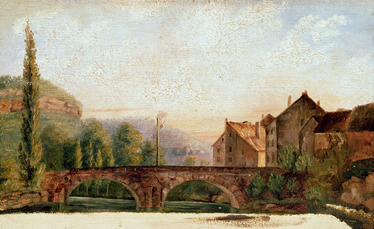 بونت دي ناهين في Ornans ، c.1837 بواسطة غوستاف كوربيت