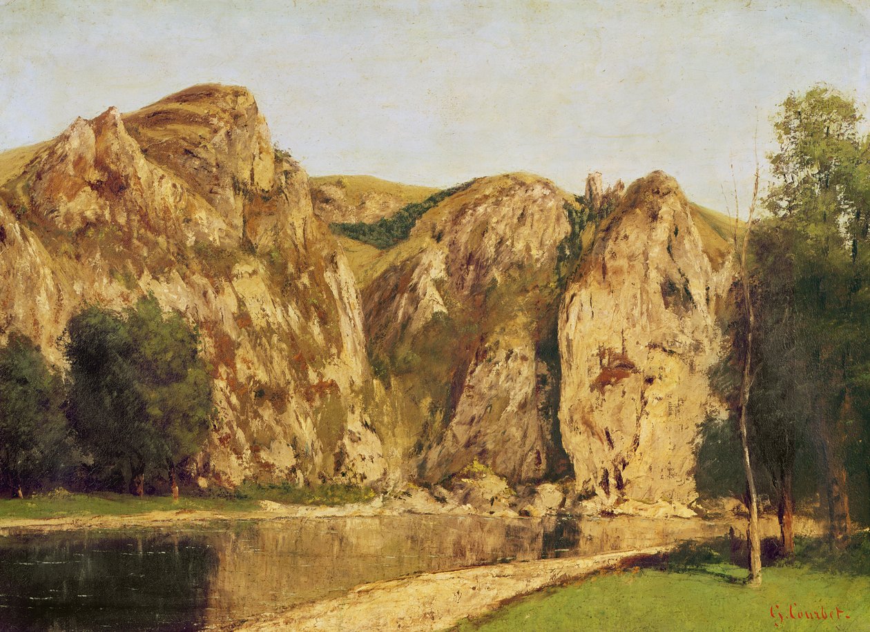نهر موس ، فرير ، c.1856 بواسطة غوستاف كوربيت