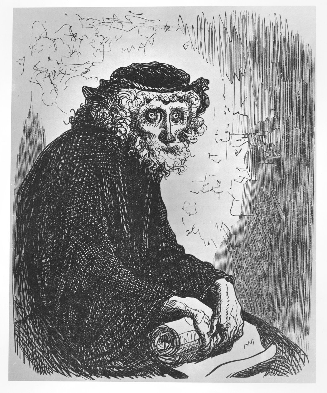 أحد أبيدلتيس ، رسم توضيحي من "Gargantua and Pantagruel" ، بقلم فرانسوا رابيليه بواسطة غوستاف دور