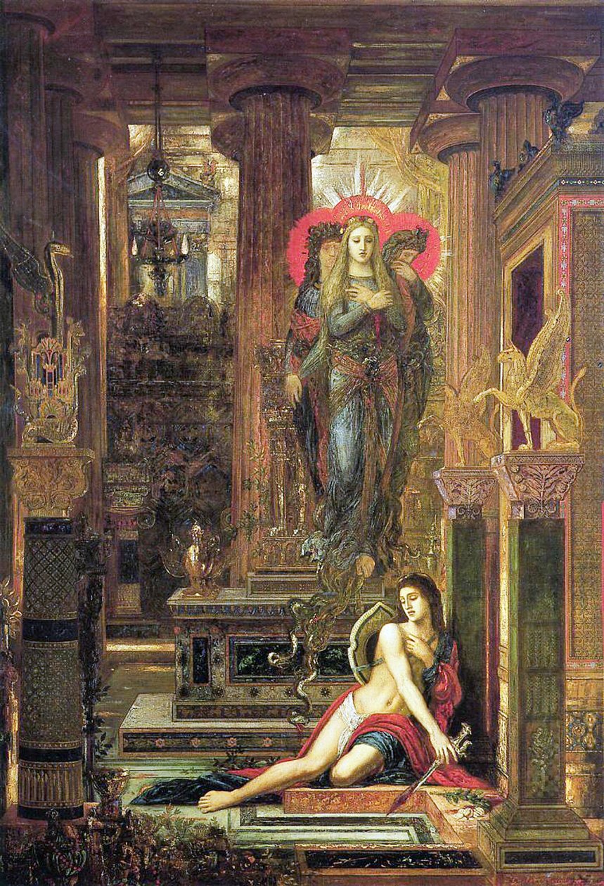 Orestes و Erinyes ، 1891 بواسطة غوستاف مورو